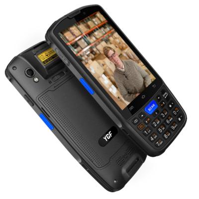 China Wireless Handheld F7 QR 2D Capture Barcode Scanner Portable Data Collector Inventory Scanner with 4.0 Inch Screen for Store, Supermarket for sale