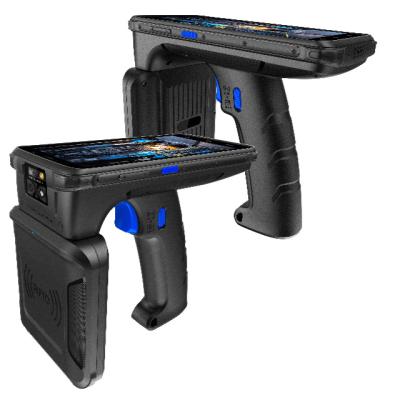 China Industrial Rfid Reader Handhelds YGF UHF 2.2GHz RFlD Mobile Computer, Smart Data Terminal with Self-developed Scanner, Android 9.0 PDA Pistol Grip for sale