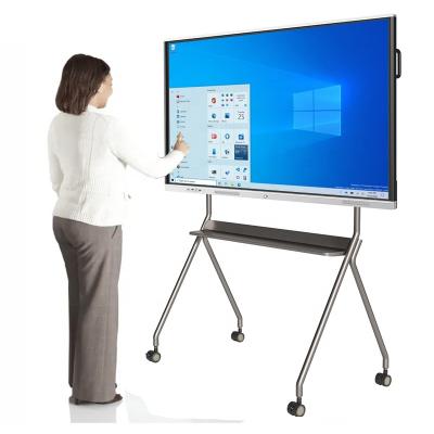 China skyworth interactive touch screen with 4k display and 20 multi touch interactive flat panel 75inches points for sale