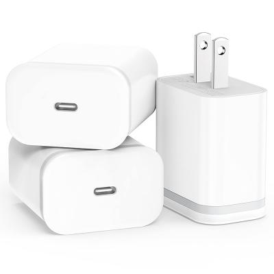 China New Arrival Mobile Phone Travel Fast Wall Charger 20w Fast Charger For Iphone for sale