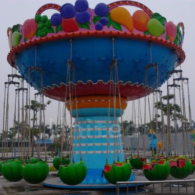 China Funfair Steel Amusement Park Manege Rides Chairoplane Kids Luxury Flying Chairs Electric Games Swing Extreme Small Ride For Sale for sale