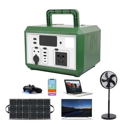 China Nieuwe energie oplaadbare Lithium batterij Pack Generator Draagbare 600W Voor buiten Te koop