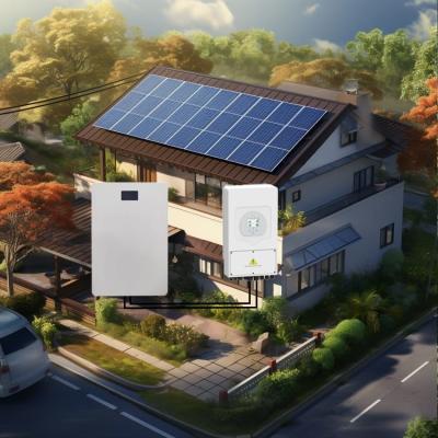 China 50Ah 2.56Kwh Stackable Energy Storage System Battery 48S1P Drie modules Te koop