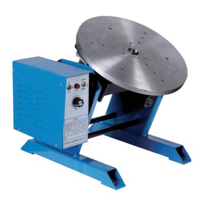 China Building Material Stores Pipe Workpiece Welding 50kg Positioner Rotary Welding Machine With Center Hole Rotary Table Lathe Table for sale