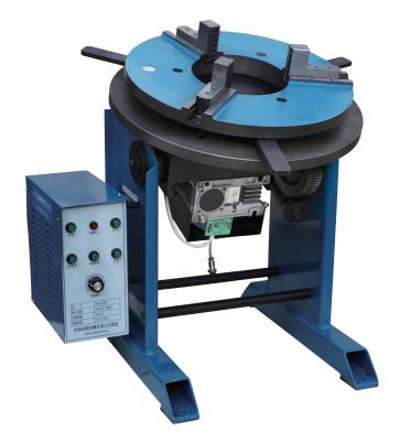 China Building Material Shops 300kg Positioner Turntable Welding Timing Positioning For Rotary Pipe Workpiece Welding Machine With 5-380mm Chuck for sale