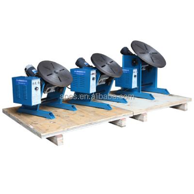 China Building Material Shops Table Lathe Table 50kg Positioner Pipe Object Rotary Welding Machine With Center Hole for sale