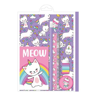 China For Factory Direct Wholesale Cheap PVC Pupils Stationery School Kids Transparent Set Children/Students/School Girls/Boys for sale