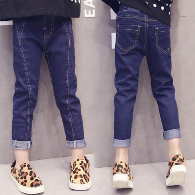 China New Fashion Girls Windproof Girls Stretch Jeans Girls Jeans Casual Denim Pants for sale