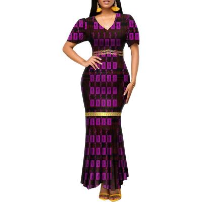 China New Style Cotton Breathable Fishtail Plus Size Woman Church Formal Dress Guangzhou for sale