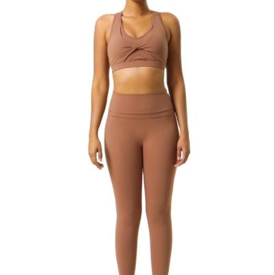 China Factory Breathable Hot Sales Style Yoga Legging Suit Sets Fitness Woman Sportswear Suit For Women for sale