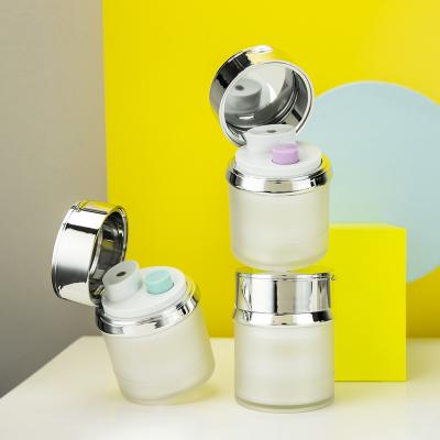 China Low MOQ 60G Low MOQ 60G Empty Jar Acrylic Cream Plastic Airless Pump Bottle ZYL for sale