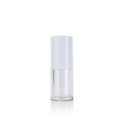 China Low MOQ 20ml 30ml 50ml Plastic Cosmetic Bottle High End Plastic Airless Cream Jar Bottle Set ZKF6 for sale