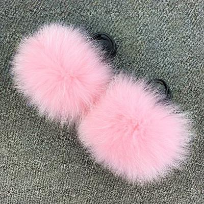 China Factory Direct Sales Anti-Smell Fashion Lady Fluffy Flip Flops Large Furry Slippers Wholesale Faux Fur Slides For Kids for sale