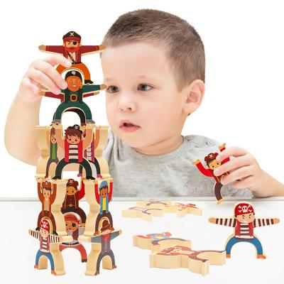 China Construction Toy Mother Toolboh Children Balance Stacks High Building Blocks Puzzle DIY Stacks Desktop Board Game Parent-child Interactive Toys for sale