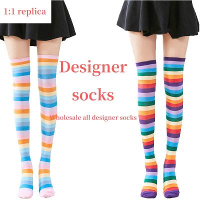 China QUICK DRY women's luxury famous brand socks pure cotton gg socks fashion cartoon designer socks for sale