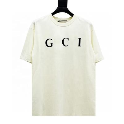 China GG T-shirt ladies sports summer Anti-wrinkle fashion round neck Korean casual short sleeve designer t-shirt custom logo for sale