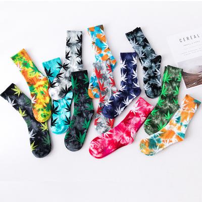 China Wholesale Custom QUICK DRY unisex socks winter thick warm velvet yarn cotton socks new tie-dye socks for sale