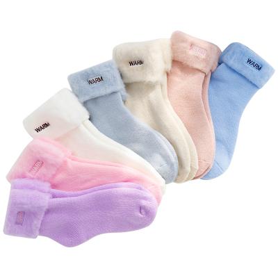 China Autumn and winter new products QUICK DRY thick plush warm socks fashion sublimated socks women socks for sale