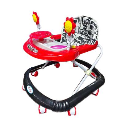 China New Plastic PP Baby Walker First Steps Learning To Walk Good Quality Baby Walker Buggy With Handle for sale