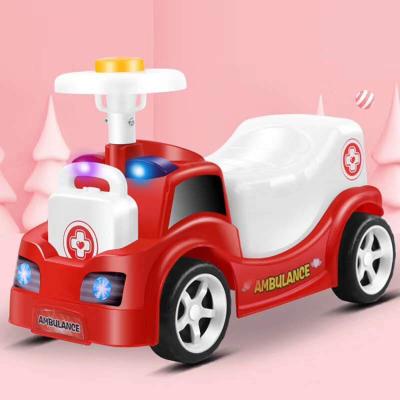 China Best Selling Plastic Storage Box Ride On Car Sliding Baby Swing Car for sale