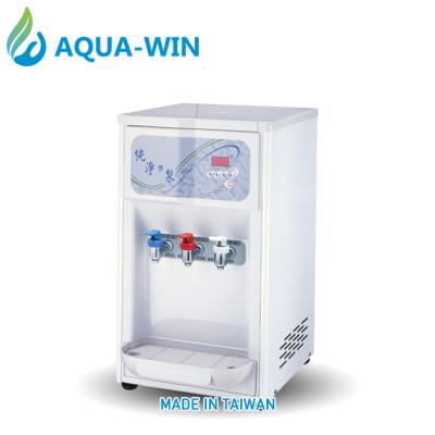 China Commercial Stainless Steel Top-Meter Cold/Hot/Hot Water Dispenser [AW-1996] (5-Stage Built-in RO Unit is Optional) for sale