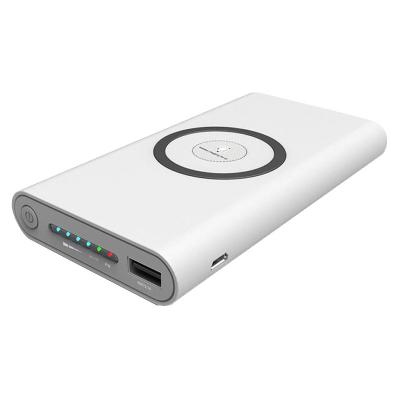 China Fast Charging Support Cheap Price 10000mah Qi Wireless Power Bank, OEM Qi Wireless Power 10000mah Bank for sale