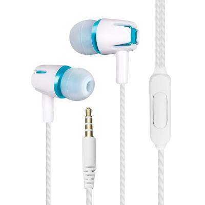 China Hot Sale 3.5mm In-Ear Headphone Earphone Earbuds With Microphone Noise Canceling Wire-control Universal Earphone for sale