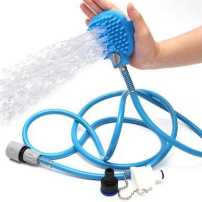 China Sustainable Pet Bathing massage Combination Shower Sprayer Scrubber for sale