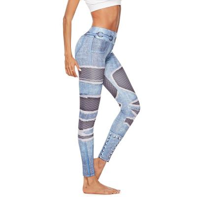 China Breathable Sports Fitness Plus Size Tie Dye High Waist Seamless Push Up Hip Women's Breathable Yoga Pants for sale