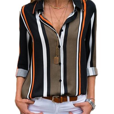 China 2020 Breathable Hot Selling Long Sleeve Woman Blouse Shirts For Women Blouses Printed Latest Fashion Women Blouse for sale