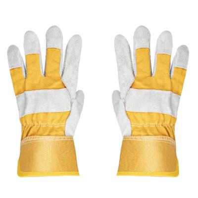 China Breathable Loose Welding Cuffs Selling Argon Arc Welding Leather Work Gloves Full Safety Gloves For Worker for sale