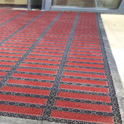 China Red Carpet Waterproof Loop Heavy Duty Anti-fatigue Entrance Mats for sale