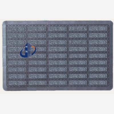 China Corrosion Resistant Outdoor Dustproof Modular Entrance Mats Doormat For Malls for sale