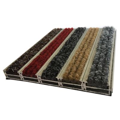 China Non-slip floor Mat Price/aluminum entrance mat in the floor and accessories for sale