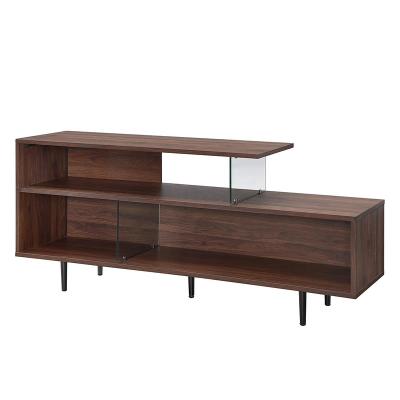 China KD Classic Design TV Cabinet Wooden TV Stand with Layer and Storage Table Legs Suitable for Living Room and Bedroom for sale