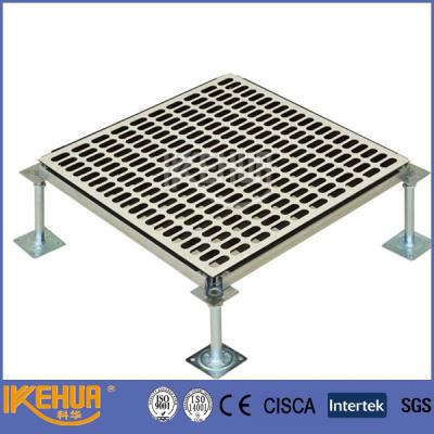 China Computer Room Access Data Center Perforated Floor Tiles Raised Floor for sale