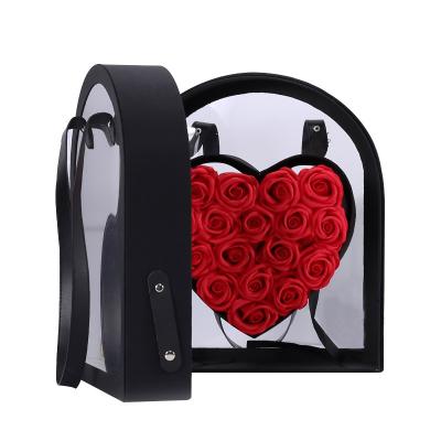 China Valentine's Day Gift New Line Darling Portable Box Soap Flower Durable Gift Box Birthday Gift For Girlfriend for sale