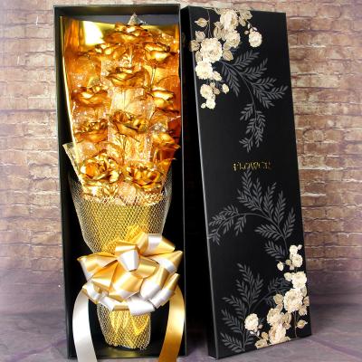 China Best Quality Lasting Rose Flower Gift Set Bouquet Custom Made for Valentine's Day Birthday Party Soap Flower and for sale