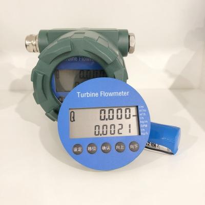 China Design according to different shell size and parameter requirements turbine flow meter converter with simple 4-20mA current output display for sale