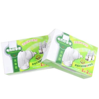 China Recycled Biodegradable Folding Electric Mosquito Coil Packing Boxes Custom Materials Logo Paper Retail Electric Box for sale