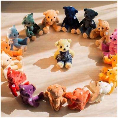 China Animales de peluche a medida Muñecos de peluche de peluche de osos con llavero de juguete de peluche en venta