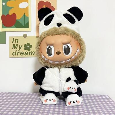 China Low MOQ Labubu doll cloth Sweater Toy Cloth Colorful Suit Set Labubu Cartoon Dress en venta