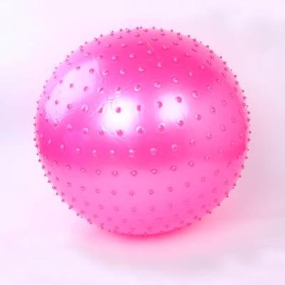 China Transparent Color Children Toy Kids Inflatable Big Game Ball Massage Roll Ball Sensory Toys Strong Elasticity Children Bouncing Ball for sale