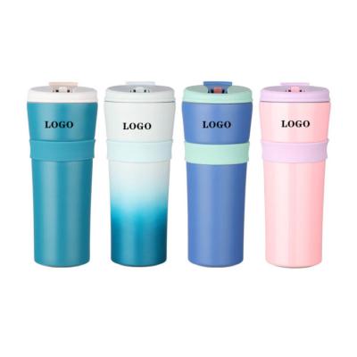 China 304 Stainless Steel Metal Vacuum Sport Drinks 500ml Custom Viable Flask Insulated Coffee Water Bottle With Lid for sale