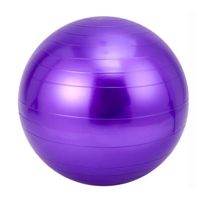 China Anti-burst Gym Exercise Pilates Smooth Back Muscle Relax Ball Pump Premium PVC Colorful Yoga Ball for sale