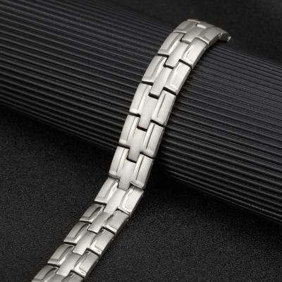 China MagEnergy CLASSIC Men's Pure Titanium Magnetic Tennis Bracelet For Carpal Tunnel for sale