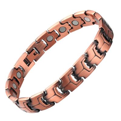 China New MagEnergy Environmental Friendly Medical Copper Bio Bracelet for Men and Women Link Bracelets for sale