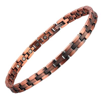 China CLASSIC MagEnergy 99.9% Pure Copper Magnetic Anklets Foot Bracelet Jewelry For Women for sale