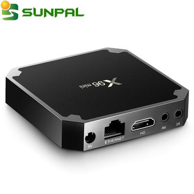 China Hot Selling Android 9.0 1+8GB 2+16gb Amlogic S905W TV Box 4k Quad Core HD 4K X96mini Mini Android 9.0 Quad Core X96mini for sale