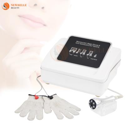 China Microcurrent Microcurrent Wrinkle Remover Device RF Machine Magic Micro Skin Current Facial Therapeutic Apparatus For Face for sale